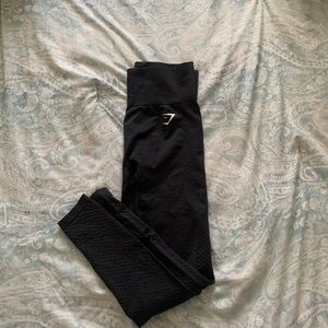 Gymshark Vital Seamless Leggings - Black Marl